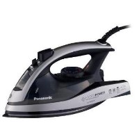 Panasonic NI-W920ALXC HydraPower Multi-Directional Soleplate Steam Iron - Silver & Black