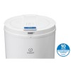 GRADE A2 - Indesit NISDG428 4kg Freestanding Spin Dryer With Gravity Drain - White