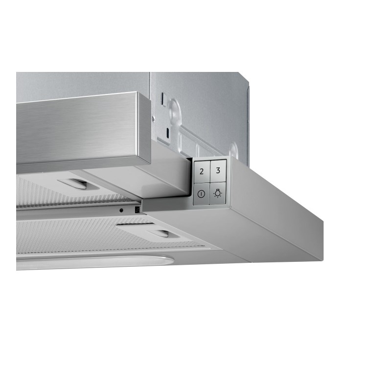 Samsung Telescopic 60cm Canopy Cooker Hood - Stainless Steel