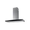 GRADE A2 - Samsung NK36M5070BS 90cm Chimney Hood - Stainless Steel With Black Glass