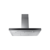 GRADE A2 - Samsung NK36M5070BS 90cm Chimney Hood - Stainless Steel With Black Glass