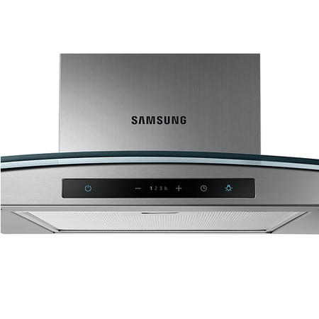 Refurbished Samsung NK36M5070CS 90cm Curved Glass Chimney Hood Stainless Steel
