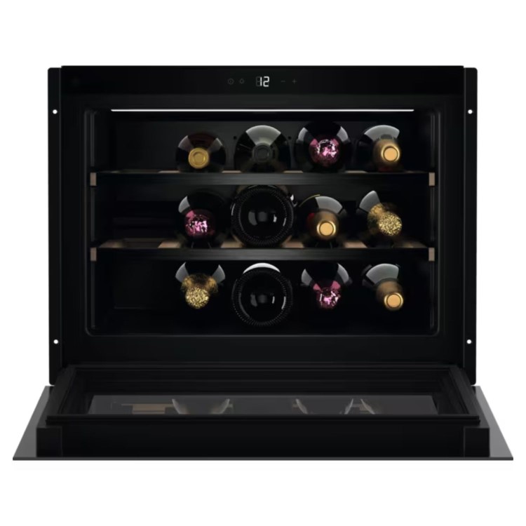 AEG 15 Bottle Capacity Single Zone Built in Wine Cooler - Black