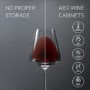 AEG 15 Bottle Capacity Single Zone Built in Wine Cooler - Black