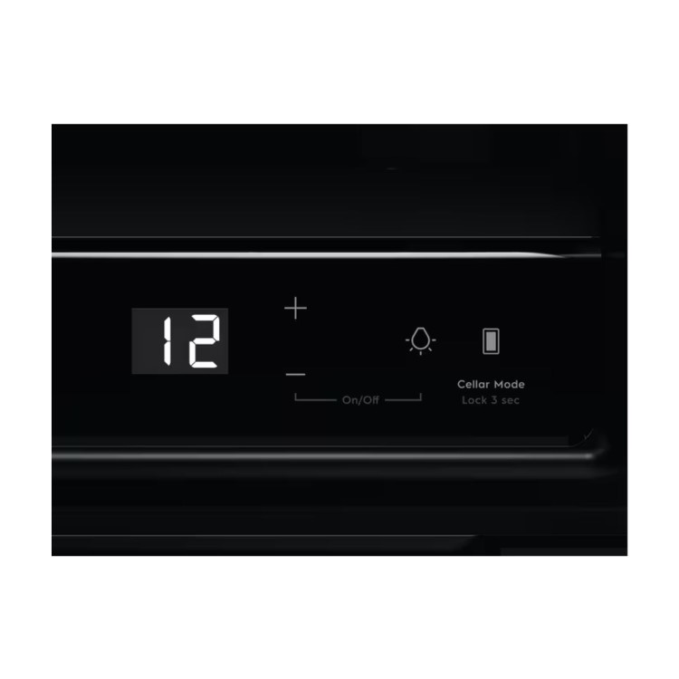 AEG 15 Bottle Capacity Single Zone Built in Wine Cooler - Black