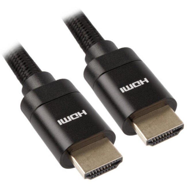 electriQ 5m HDMI 4K Black Braided Cable
