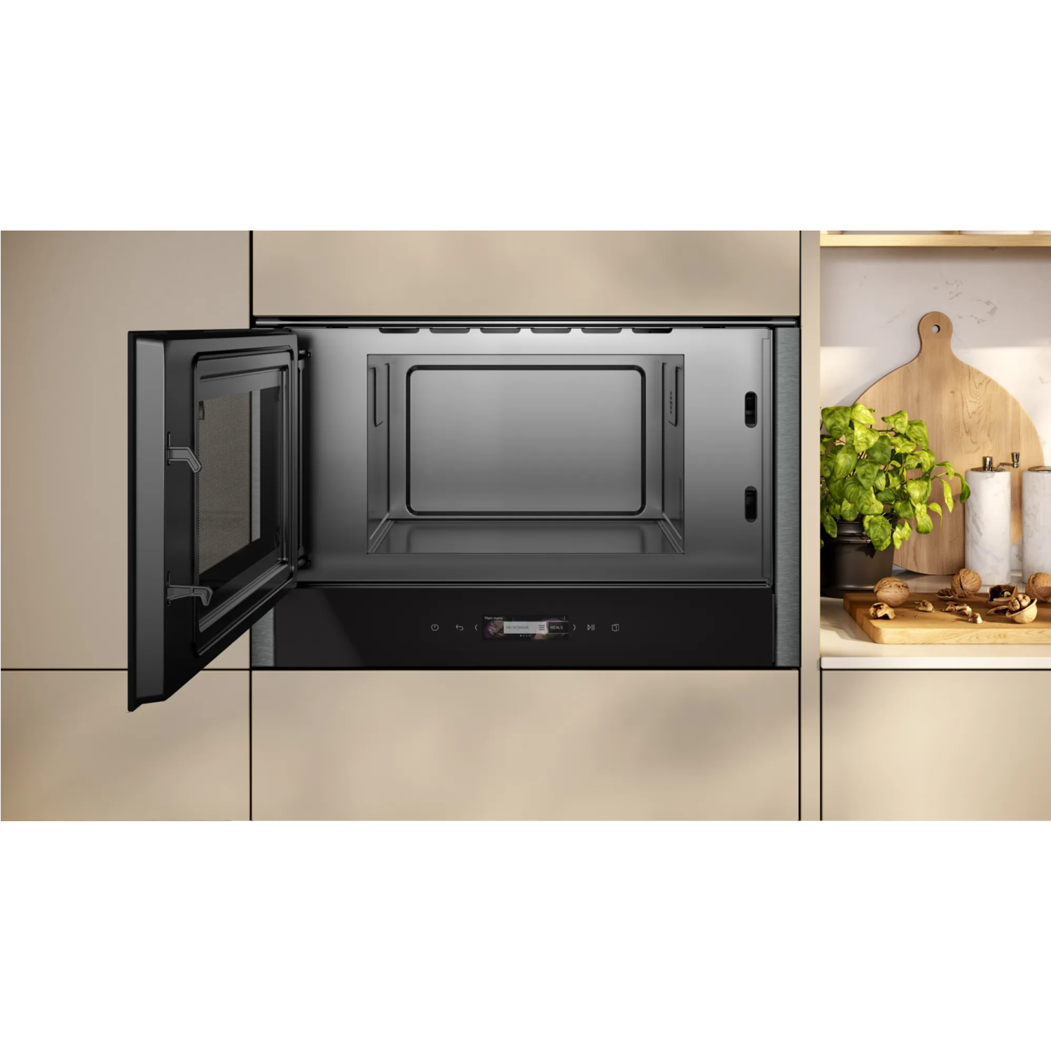 Neff NL4WR21G1B N70 Built-In Microwave - Graphite Grey Neff NL4WR21G1B N70 Built-In Microwave - Graphite Grey