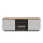 UK-CF New London TV Cabinet for up to 65" TVs - Oak/White
