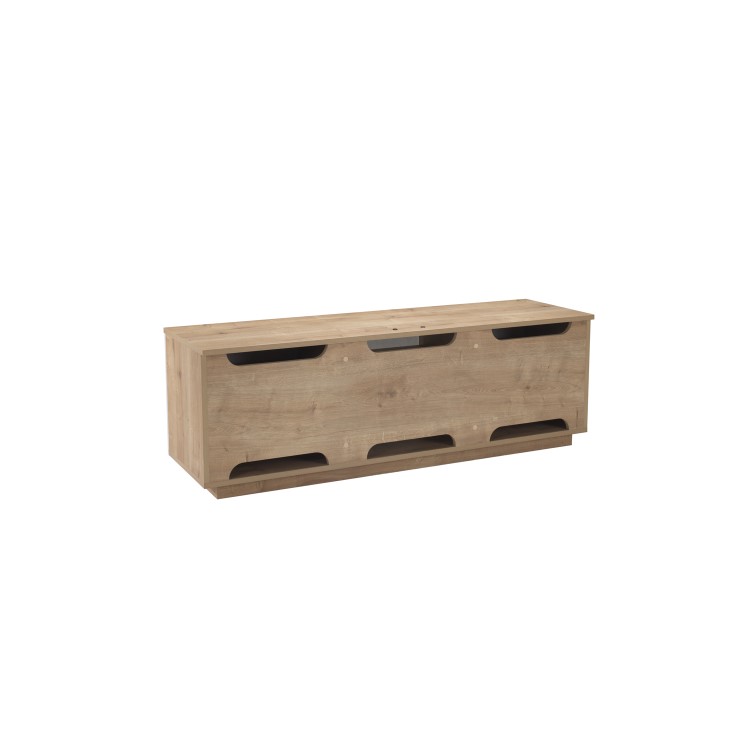 UK-CF New London TV Cabinet for up to 65" TVs - Oak/White