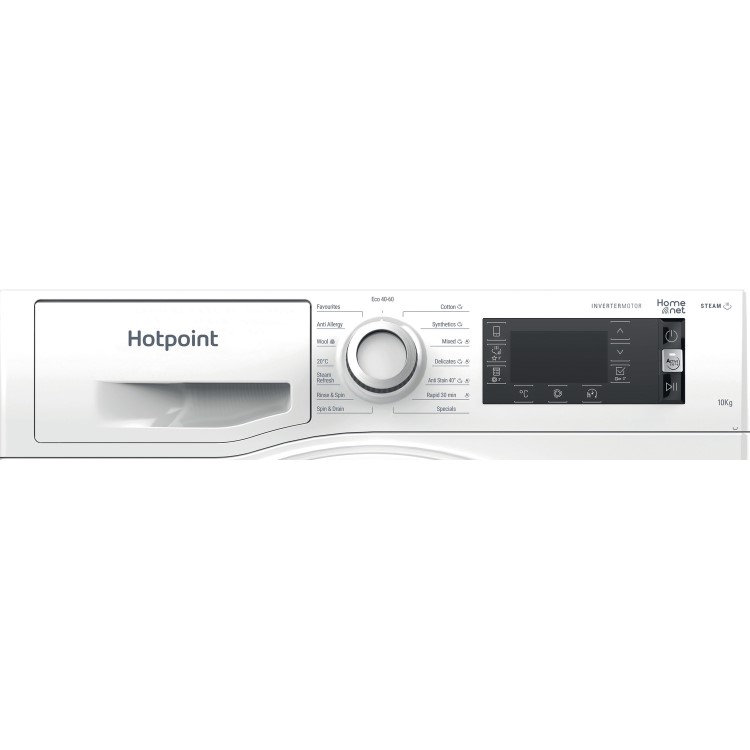 Refurbished Hotpoint ActiveCare NLLCD1046WDAWUKN Freestanding 10KG 1400 Spin Washing Machine White