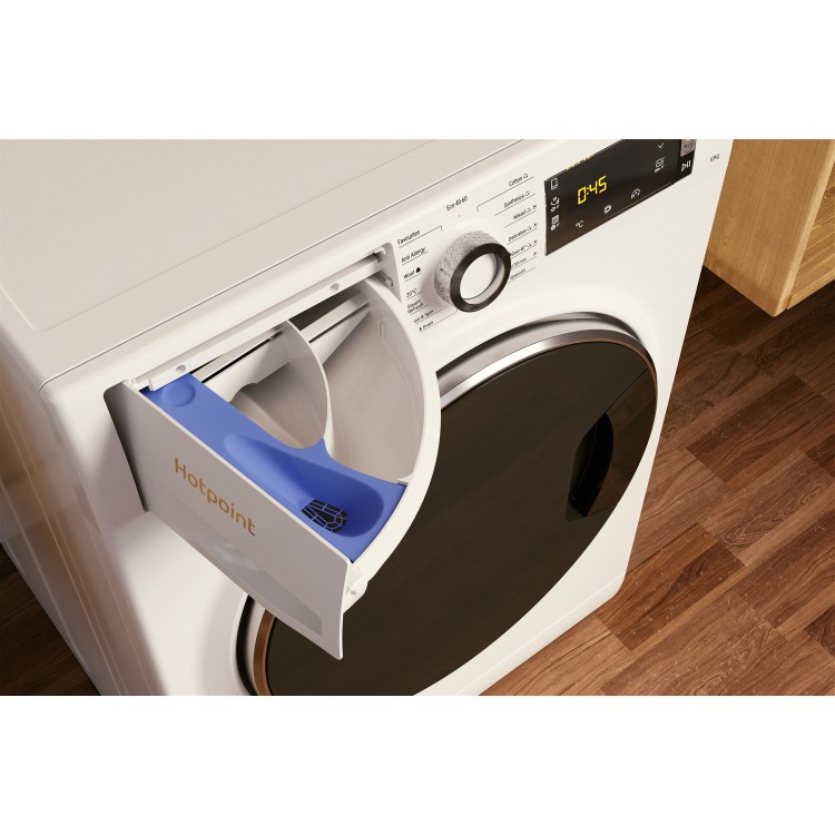 Refurbished Hotpoint ActiveCare NLLCD1046WDAWUKN Freestanding 10KG 1400 Spin Washing Machine White