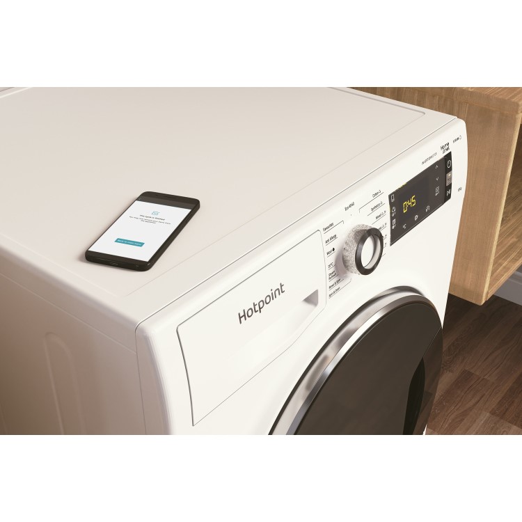 Refurbished Hotpoint ActiveCare NLLCD1046WDAWUKN Freestanding 10KG 1400 Spin Washing Machine White