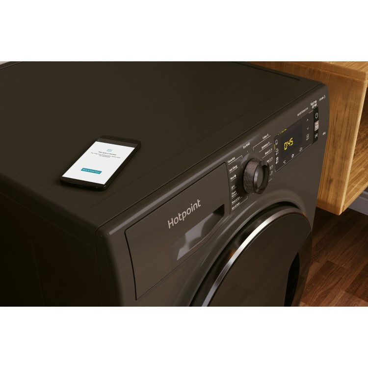 Hotpoint ActiveCare 10kg 1600rpm Freestanding Washing Machine - Black