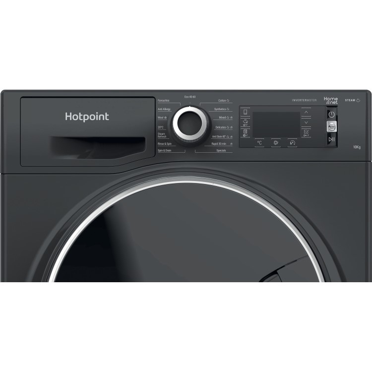 Hotpoint ActiveCare 10kg 1600rpm Freestanding Washing Machine - Black