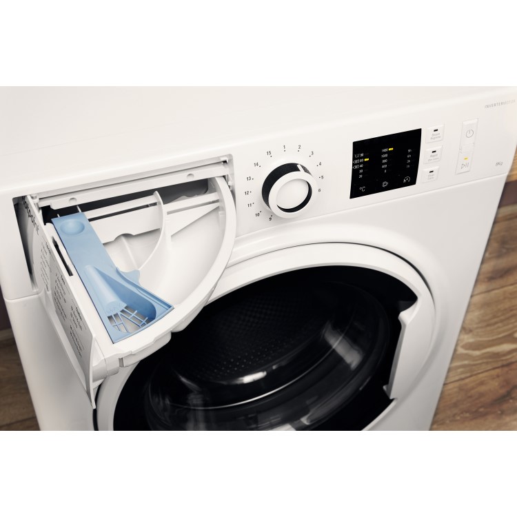 GRADE A2 - Hotpoint NM10844WW Ultra Efficient 8kg 1400rpm Freestanding Washing Machine - White