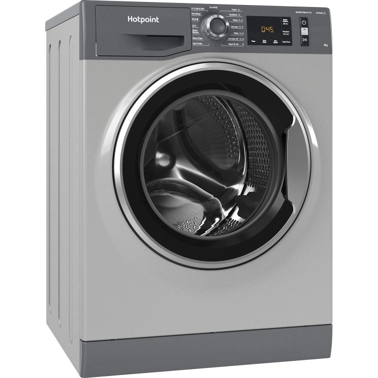 Hotpoint ActiveCare 9kg 1400rpm Washing Machine - Graphite