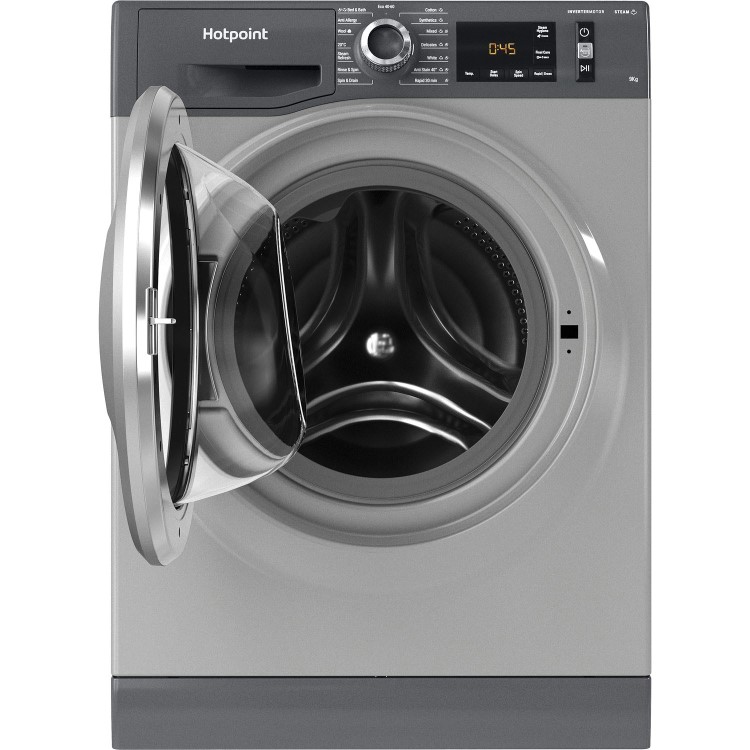 Hotpoint ActiveCare 9kg 1400rpm Washing Machine - Graphite