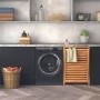 Refurbished Hotpoint ActiveCare NM11948BCAUK Freestanding 9KG 1400 Spin Washing Machine Black