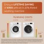 Refurbished Hotpoint ActiveCare NM11948GCAUK Freestanding 9KG 1400 Spin Washing Machine Graphite