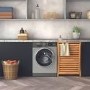Refurbished Hotpoint ActiveCare NM11948GCAUK Freestanding 9KG 1400 Spin Washing Machine Graphite