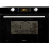 Nordmende NM451IX Black And Stainless Steel 45cm Compact Height Full Combination Microwave And Convection