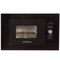 Refurbished NordMende NM824BBL Built In 20L with Grill 800W Microwave Gloss Black