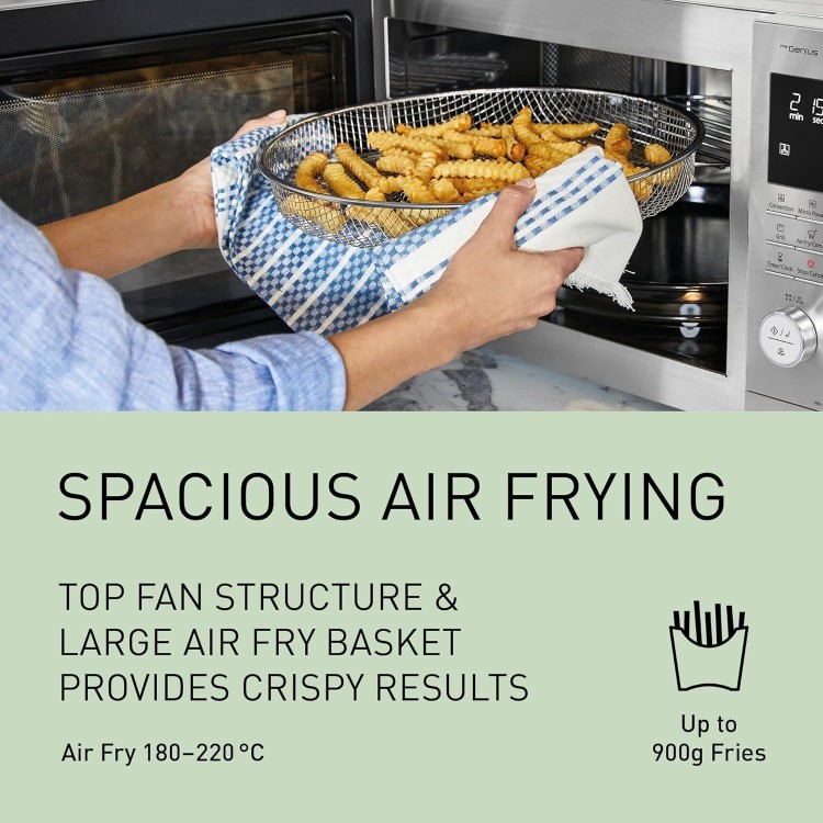 Refurbished Panasonic 34L Freestanding Combination Microwave Oven & Grill - Stainless Steel