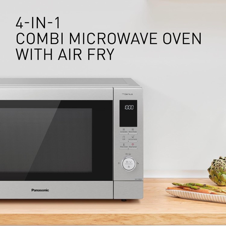 Refurbished Panasonic 34L Freestanding Combination Microwave Oven & Grill - Stainless Steel