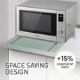 Refurbished Panasonic 34L Freestanding Combination Microwave Oven & Grill - Stainless Steel