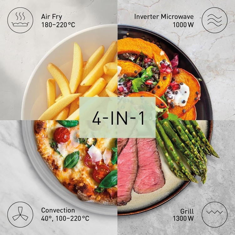 Panasonic 34L Freestanding Combination Microwave Oven & Grill - Stainless Steel