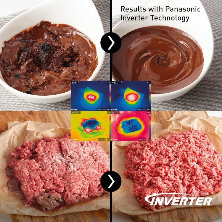 Refurbished Panasonic 34L Freestanding Combination Microwave Oven & Grill - Stainless Steel