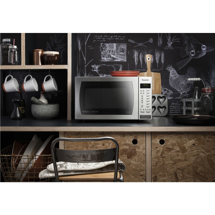 Panasonic NN-CT585SBPQ 1000W 27L Freestanding Combination Microwave Oven Stainless Steel