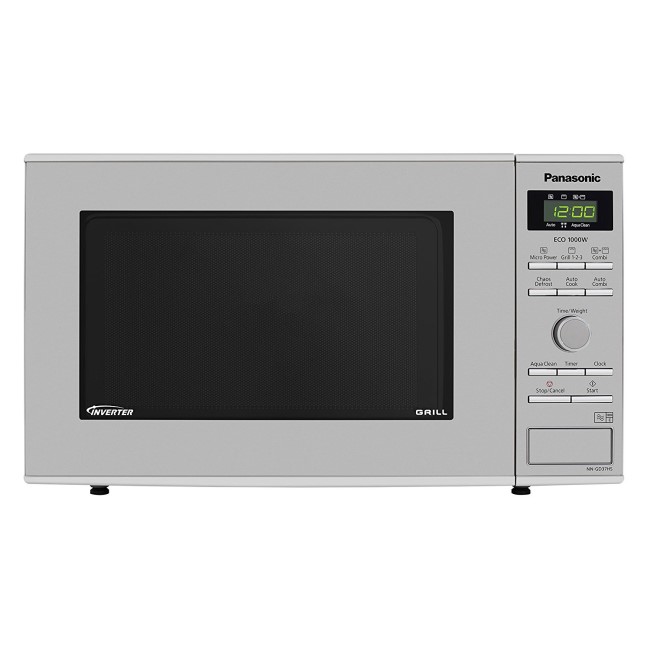 Panasonic NNGD37HSBPQ 1000W 23L Inverter Microwave And Grill Stainless Steel Appliances Direct