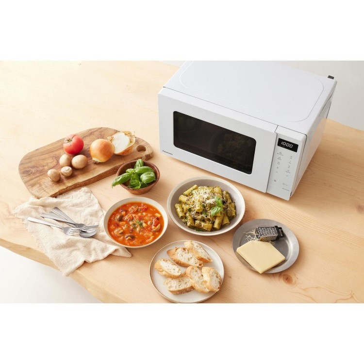 Panasonic 20L Freestanding Solo Microwave Oven - White