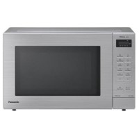 Panasonic NN-ST68QSBPQ 32L Solo Inverter Microwave Oven Silver – 1000W Family-Size Microwave with Inverter Technology Genius Sensor & Turbo Defrost