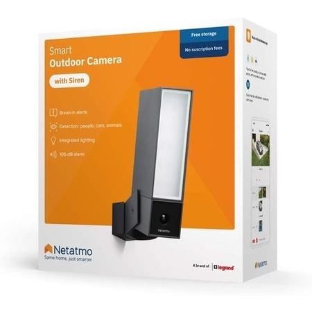 Netatmo 1080p HD Presence Outdoor Security Camera with Built-In Siren