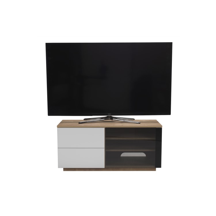 UK-CF New Paris TV Cabinet for up to 55" TVs - Oak/White