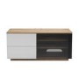 UK-CF New Paris TV Cabinet for up to 55" TVs - Oak/White