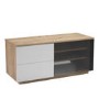 UK-CF New Paris TV Cabinet for up to 55" TVs - Oak/White