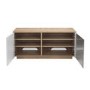 UK-CF New Paris TV Cabinet for up to 55" TVs - Oak/White