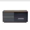 UK-CF New Paris TV Cabinet for up to 55&quot; TVs - Walnut/Grey