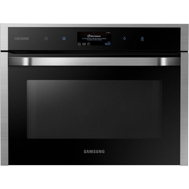 Samsung Chef Collection 50L Compact Oven with Microwave & Steam Cleaning