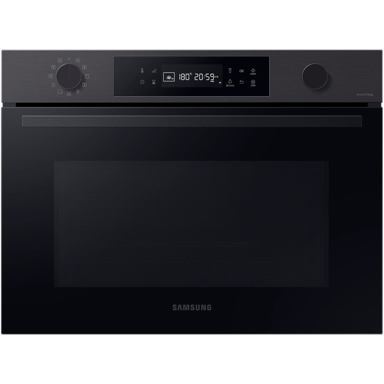 Refurbished Samsung Series 4 NQ5B4553FBB 50L 800W Combination Microwave Oven Dark Grey Steel