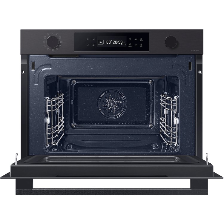 Refurbished Samsung Series 4 NQ5B4553FBB 50L 800W Combination Microwave Oven Dark Grey Steel