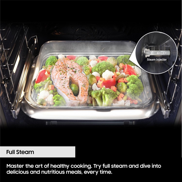 Samsung Series 7 Compact Steam Combination Oven - Black