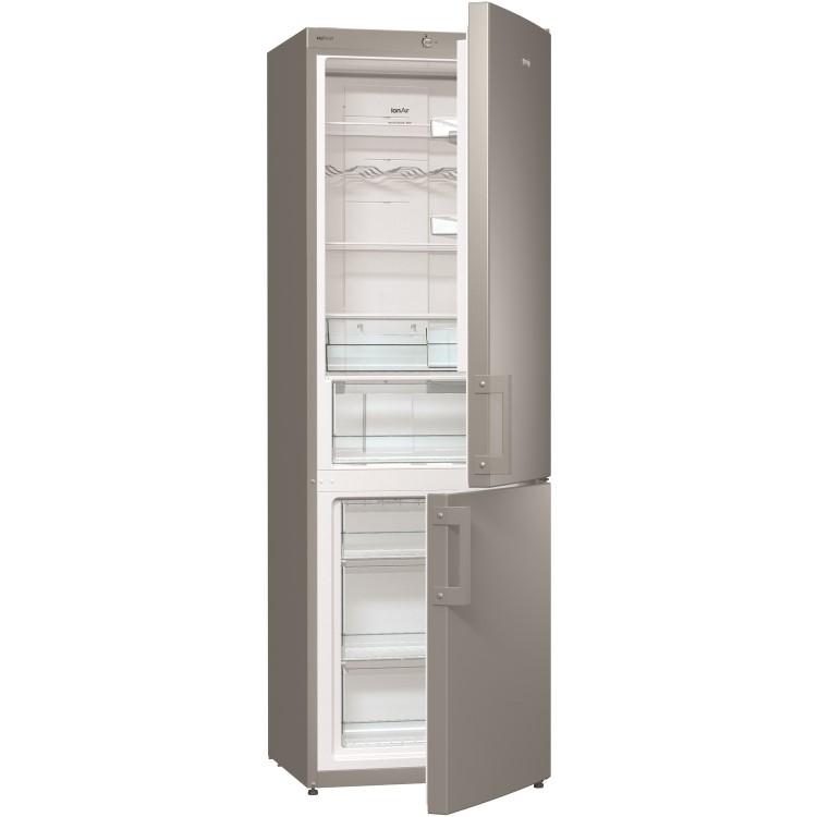Gorenje NRK6191GXUK Freestanding Fridge Freezer - Silver