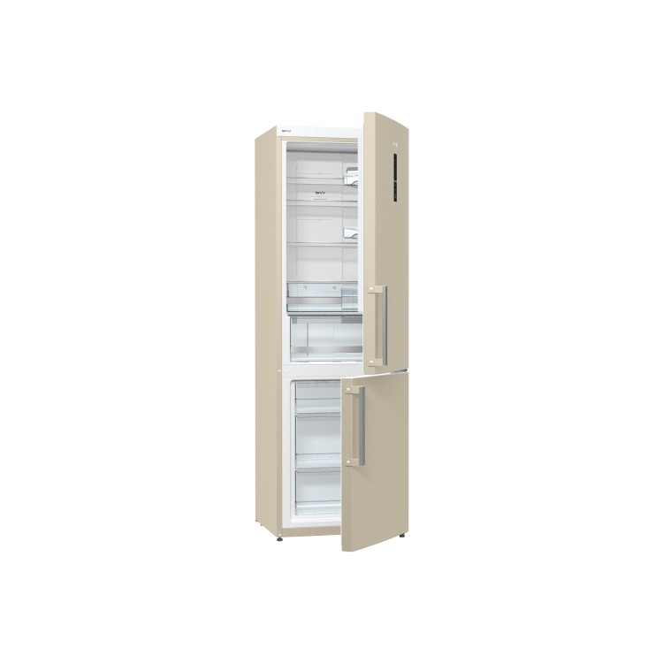 Gorenje NRK6192MCUK Colour edition Frost Free Freestanding Fridge Freezer - 222L - 85L - 185cm - Cha