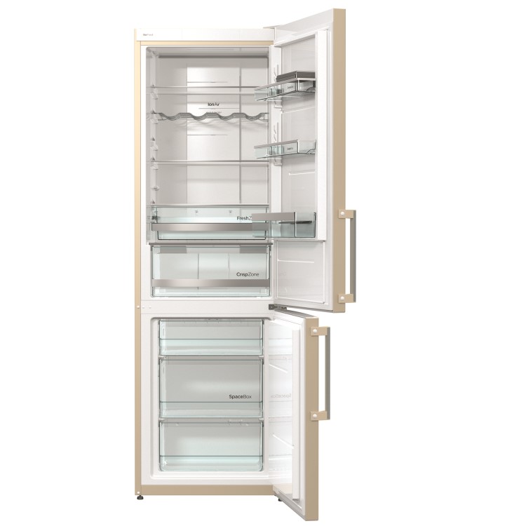 Gorenje NRK6192MCUK Colour edition Frost Free Freestanding Fridge Freezer - 222L - 85L - 185cm - Cha