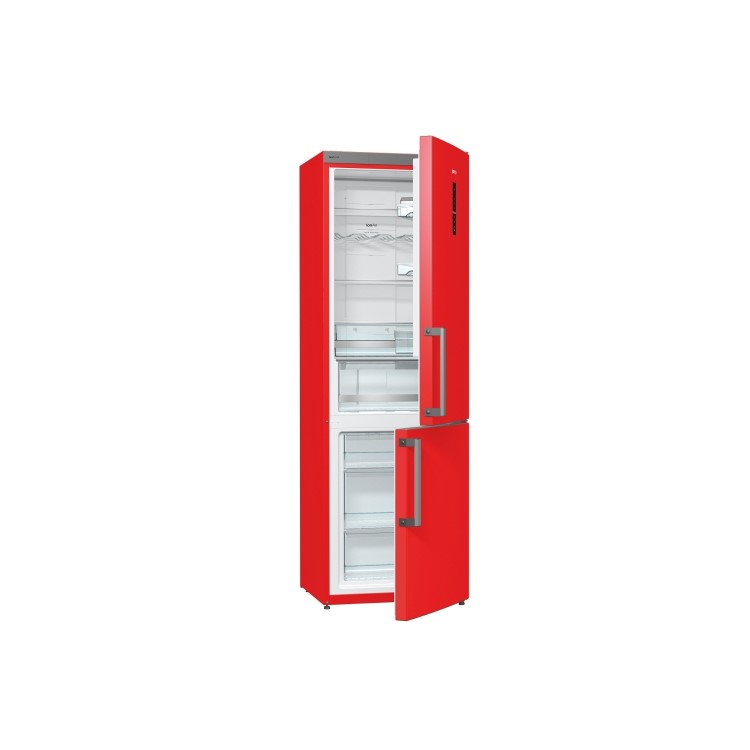 Gorenje NRK6192MRDUK Colour edition Frost Free Freestanding Fridge Freezer - 185cm - Fiery Red