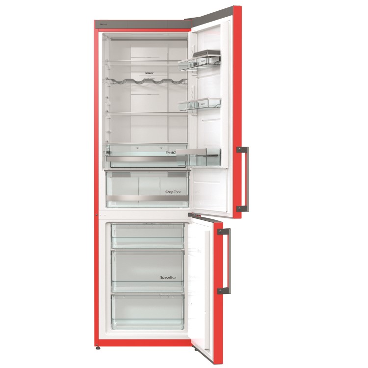 Gorenje NRK6192MRDUK Colour edition Frost Free Freestanding Fridge Freezer - 185cm - Fiery Red